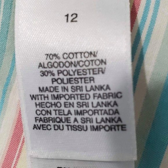 Liz Claiborne Villager Woman's Sz 12 Top button up - Picture 6 of 8